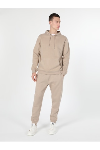 Colin's Colins Regular Fit Kapüşonlu Bej Erkek Sweatshirt Cl1059712 Bej