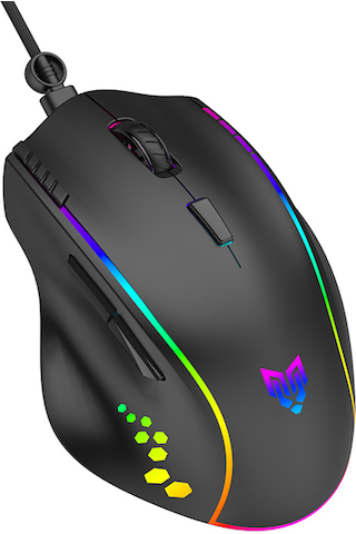 Blueforce Luxor Makro Atamalı Gaming Gamer Rgb Oyuncu Mouse 12800dpi Siyah Driver Mevcut