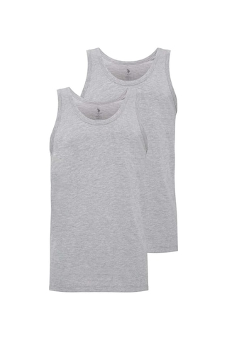 U.S. Polo Assn. Erkek Gri Melanj 2 Li Atlet 80188