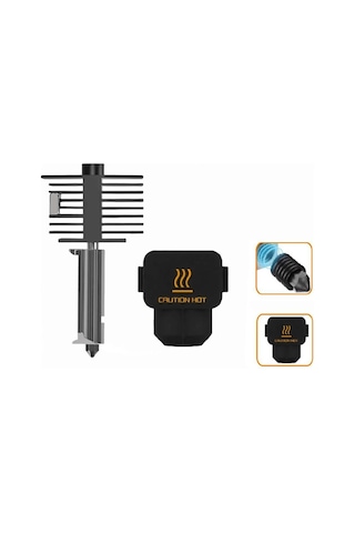 Bambu Lab A1-a1 Mini Çelik Mekanik Hotend Kiti-0.4mm 1 Adet