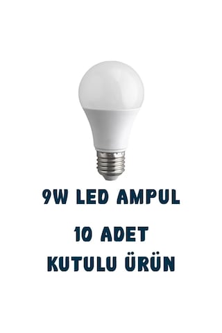 Noas 9w Tasarruflu Led Ampul 10 Adet