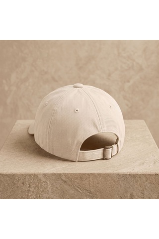 Bk Gift Kişiye Özel İsim Nakışlı Vintage Gri Beyzbol Şapkası Unisex Eskitme Kumaş Metal Tokalı