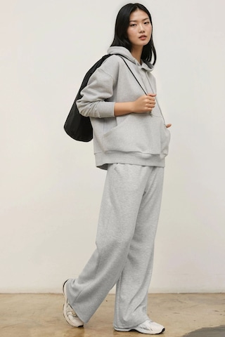 Hiccup Oversize Kapüşonlu Sweatshirt Gri
