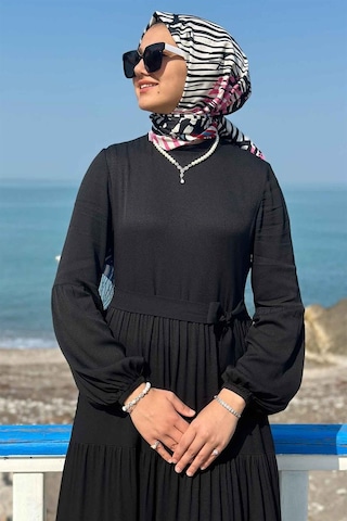 Asil Siyah Elbise Siyah