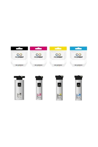 Proprint Epson C13T01C100 Uyumlu Kartuş Seti CMYK WF C579R DTWF