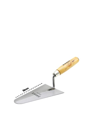 Çelik Sıva Mala 18 Cm Ahşap Saplı