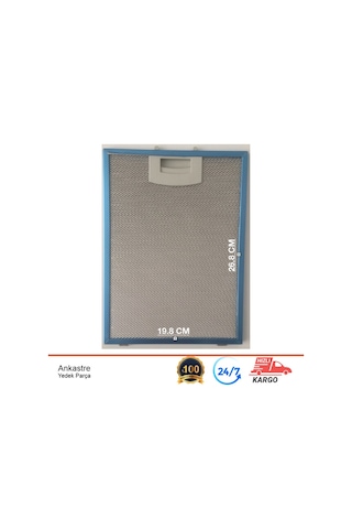 Ukinox Uyumlu Davlumbaz Metal Filtre / Aspiratör Yağ Kaset - 381837632