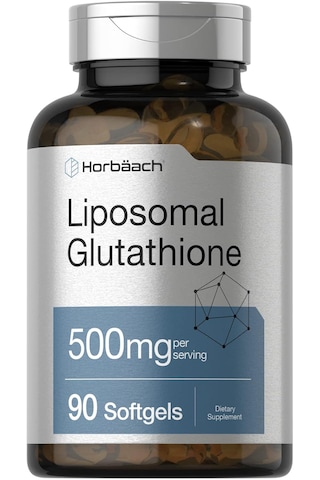 Horbaach Glutathione 500mg Per Serving 90 Liposomal Softgels Aromasız
