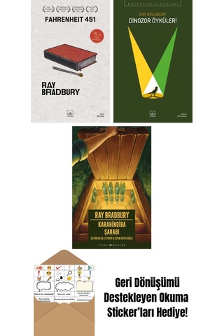 Fahrenheit 451 70. Yıl Özel Baskısı + Dinozor Öyküleri + Karahindiba Şarabı