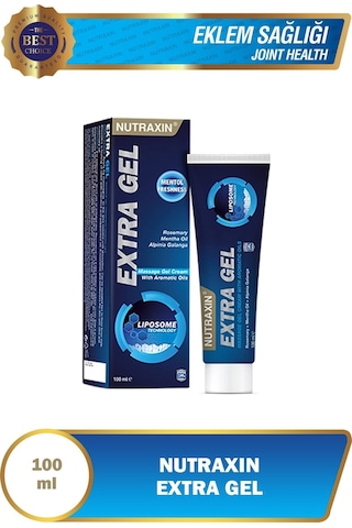 Nutraxin Extra Gel Mentol Ferahlığı Masaj Jeli 100 ml
