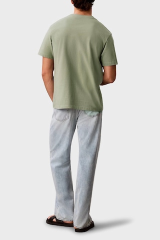 Calvin Klein % 100 Pamuk Relaxed Fit Logolu T Shirt Lv04lg812gpez Erkek T Shirt Lv04lg812g Pez Haki