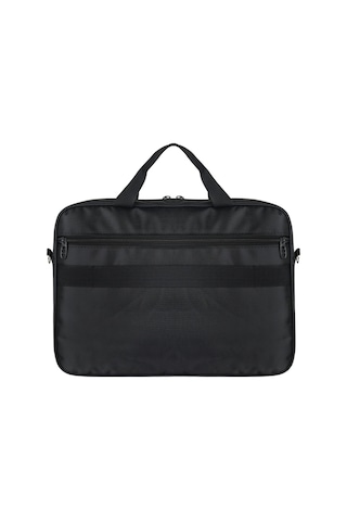 Galb Leather 17 17.2 Inc Astarli Kopuk Korumali Valiz Kilifli Evrak Ve Laptop Cantasi Siyah