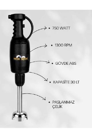 Endüstriyel El Blender Ve El Mikseri, S25 Pro Combi, 25 Cm