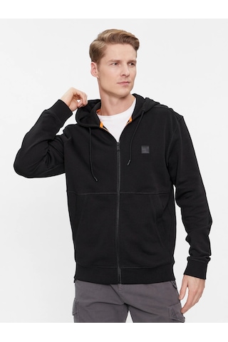 Hugo Boss Erkek Sweatshırt 50508578-001 50508578-001 Siyah Siyah