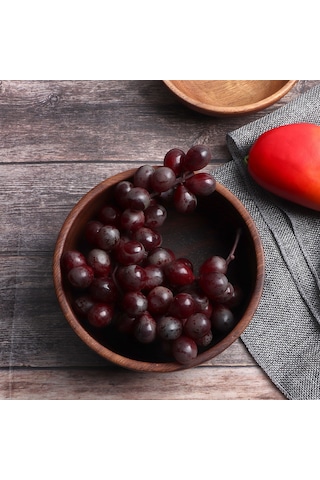 Reedark Ahşap Mutfak Tabakası 16x7 Cm - Salata, Meyve, Pilav Servis Kapsayıcı - Dayanıklı, Temiz Ve Güvenli Mutfak Gereci Diğer