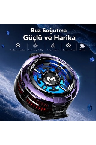 Memo Cx08 Pro 23w Oyuncu Telefon Soğutucu Manyetik Telefon Fanı- 5775