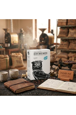 Noir Pit Coffee Co. Decaf Swiss Water Çekirdek Kahve, 2x250 G Diğer