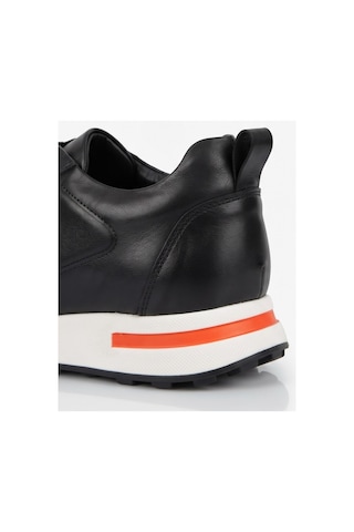 Crc Ayakkabı Premium %100 Hakiki Deri Hakiki Erkek Sneaker / Şık Ve Rahat Spor Ayakkabı Siyah1