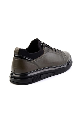 Bambi Haki Hakiki Deri Erkek Sneaker E01018198303 Haki