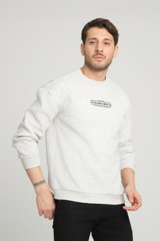 Alexander Gardi Alexandergardı İçi Polarlı Baskı Detaylı Sweatshırt B23-37401 001