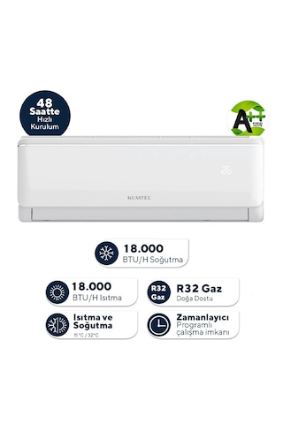 Kumtel Sugi KMSAC-18 18000 Btu A++ Inverter Duvar Tipi Klima