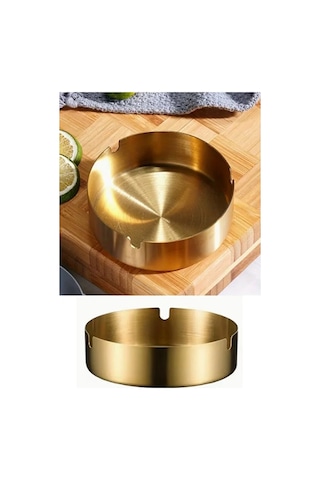 Mucit Home Gold Paslanmaz Metal Küllük