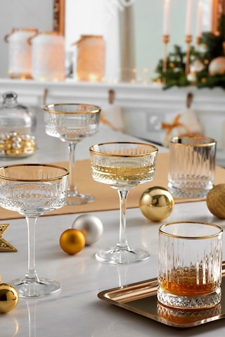 Pasabahce Elysia Golden Touch Şampanya Kadehi - 1 Adet