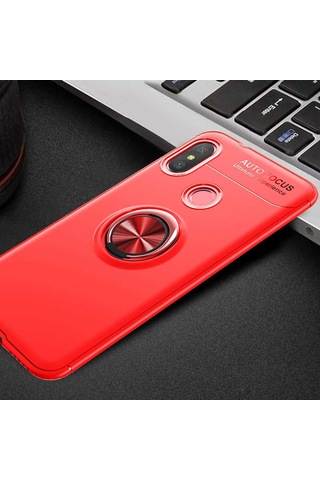 Xiaomi Redmi Note 6 Pro Kilif Yüzüklü Magnetli Ravel Case 392473510