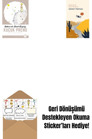 Küçük Prens + Güney Postası + Okuma Sticker'ları