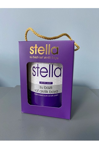 Stella Su Bazlı Saf Akrilik Boya Beyaz 500 Ml