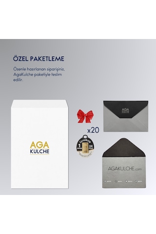 Agakulche 24 Ayar 20 Adet İar 1 Gr Altın