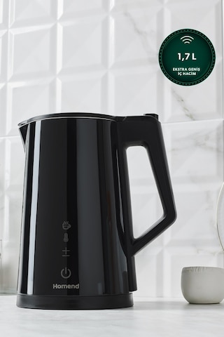 Homend Smart Heatrow 1616h Dokunmatik,çift Duvarlı,paslanmaz Çelik, Xl Su Isıtıcı(WI-FI ÖZELLİKLİ)