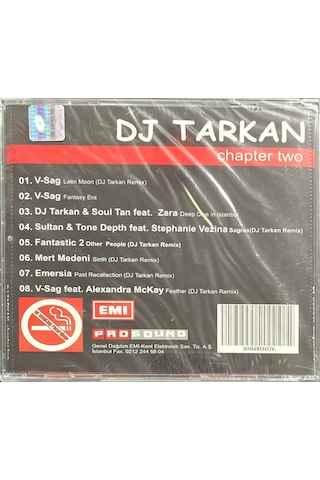 Müzik Cd Sidir - Plak Değildir Cd Dj Tarkan Chapter Two Açılmam