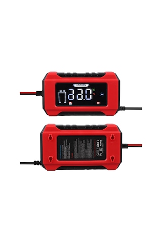 Ucomen Uc-c120501b 12v 6a Kırmızı Lcd Göstergeli Akıllı Akü Şarj Cihazı