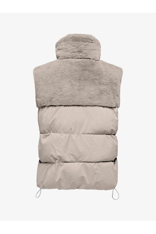 Only Onlwanja Fur Puffer Mıx Waıstcoat Cc Otw Kadın Gri Yelek - 15322053