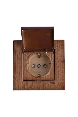 Ceviz Kapaklı Topraklı Priz Vakumlu Paket Çarpma Karşıtı Çabuk Bağlantı