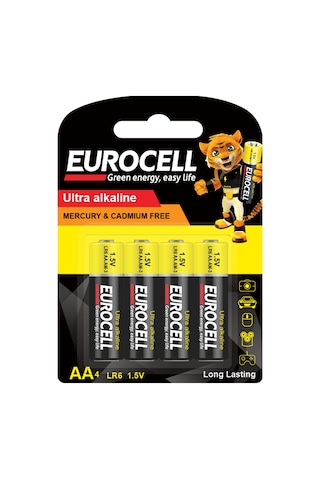 Eurocell Kalem Pil Aa4 Lr6 1.5 V