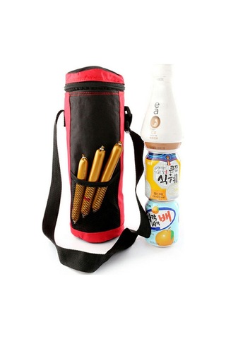 Dinosaurs Store 2l Su Geçirmez Yalıtımlı Soğutucu Silindir Çanta - Kırmızı Altın