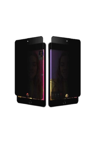 Apple Uyumlu iPad Pro 10.5 7.Nesil Fuchsia Tablet Privacy Temperli Cam