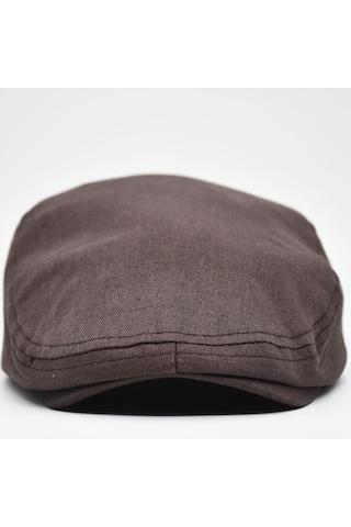 Şapkadan Erkek Kasket Keten Yazlık Flat Cap Şapka 45645dr57137