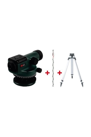 Kl Pro Klon3200 32x Optik Nivo Set 5 Metre Mira + Tripod