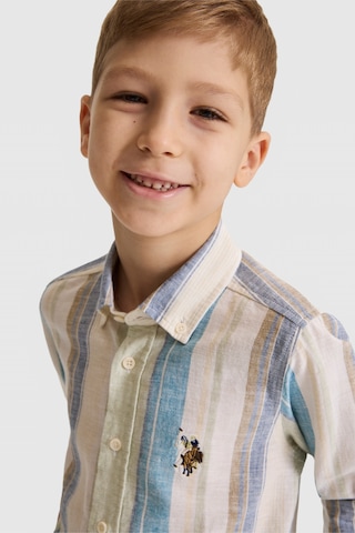 U.S. Polo Assn. Erkek Çocuk Çağla Gömlek Desenli 50324313-vr016 Cagla