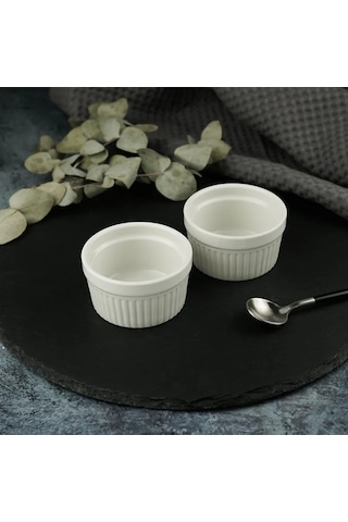 P.l. Proff Cuisine Sosluk Seti Beyaz Porselen 70 Ml 6,8 Cm 2 Parça 276150934 Beyaz