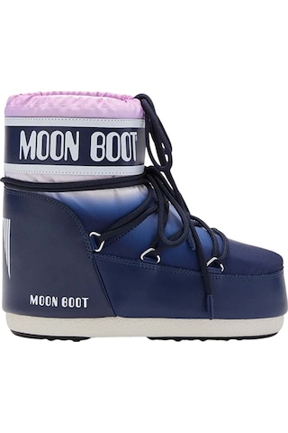 Moon Boot Moon Boot Icon Low Unisex Çocuk Kar Botu Blue Mavi
