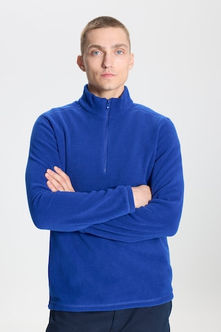 AC&Co / Altınyıldız Classics Anti-Pilling Tüylenme Yapmayan Bato Yaka Erkek Polar Sweatshirt 4A5221100016SKSS Karamel