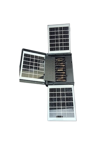 Wıson Ws-5585 Çok Fonksiyonlu 3 Solar Panelli 400w Spot Aydınlatma 98954906
