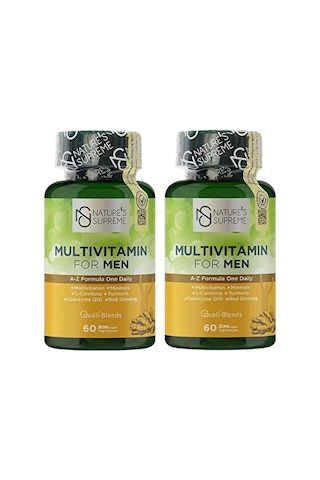 Nature's Supreme Multivitamin For Men 60 Kapsül 2 Adet