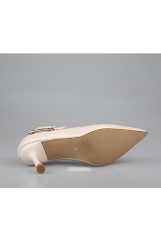 Feles 129-1295 Ten Rugan Kadın Topuklu Ayakkabı Ten Rugan