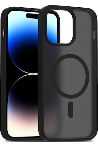 Joko Apple Uyumlu iPhone 15 Pro Max Kılıf Jota Seri Magsafe Kapak Siyah