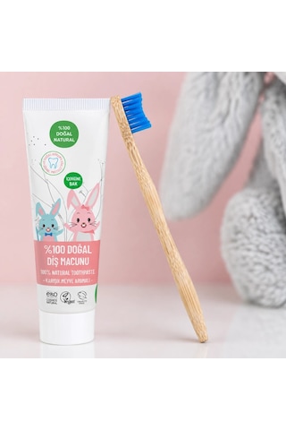 Mey İthalat %100 Doğal Diş Macunu Baby&kids 50 Ml Acı - Portakal